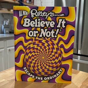 New! Large 2023 Ripley's Believe It Or Not! Escape the Ordinary Hardcover Book